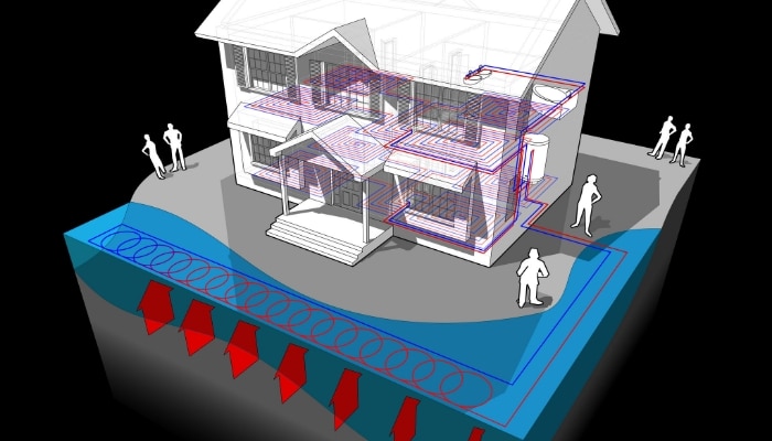 Geothermal Home Energy Diagram Geothermal Home Energy Diagram